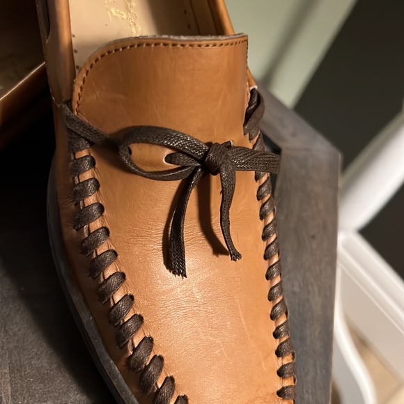 🛑 1 hour sale. Worn 1X, Salvatore Ferragamo, leather loafers, size 8 narrow - Picture 8 of 9